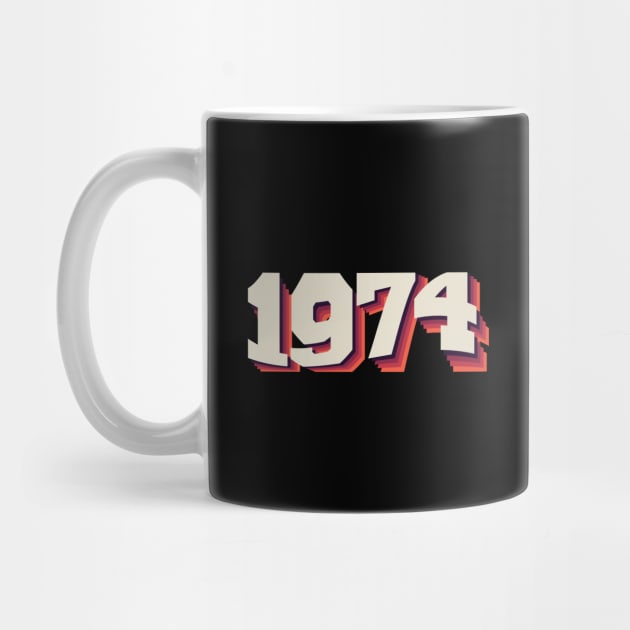 1974 by zahid tshirt design